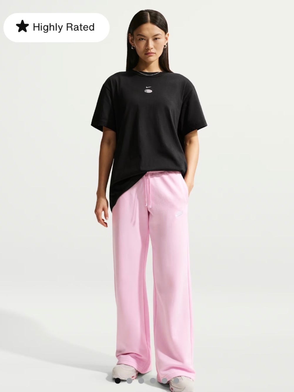 Nike Sportswear Club Fleece Women's Mid-Rise Wide-Leg Sweatpants